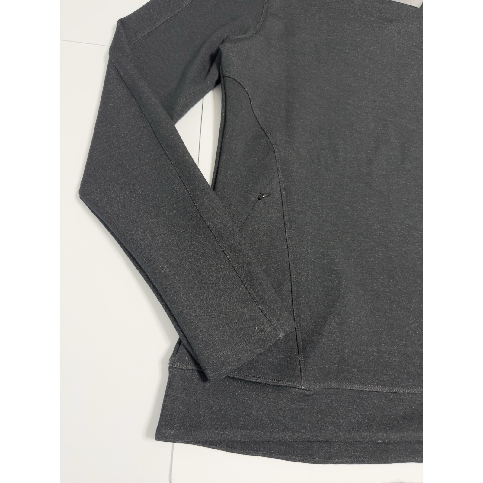 Nwt Woolx Women's Elsie Heavyweight Merino Wool Pullover Performance Hoodie Sz L — image 5 of 8
